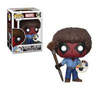 Funko Deadpool Bob Ross Playtime 70s With Afro Pop! Bobble Figure - Collectable Vinyl Figure - Gift Idea - Official Merchandise - Toys for Kids & Adults - Movies Fans - Model Figure for Collectors