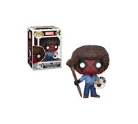 Funko Deadpool Bob Ross Playtime 70s with Afro POP! Bobble Figure - Deadpool + Bob Ross - Collectible Vinyl Figure - Gift Idea - Official Merchandise
