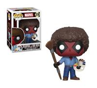 Funko Deadpool Bob Ross Playtime 70s with Afro POP Standard, Multicolor
