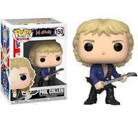 Funko Def Leppard + Protector: Pop! Rocks Vinyl Figure (Bundled with ToyBop Box Protector Collector Case) (Phil Collen)