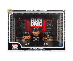 Funko Deluxe Queen Figures Wembley Stadium Run Dmc Pack Of 3 Moments Vinyl