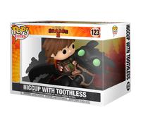 Funko Pop! Rides Deluxe: HTTYD - Hiccup With Toothless - How to Train Your Dragon - Collectable Vinyl Figure - Gift Idea - Official Merchandise - Toys for Kids & Adults - Movies Fans