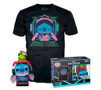 Funko Disney Stitch Gamer With Frog Short Sleeve T-shirt Black XL Kids