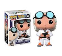 Funko Dr. Emmet Brown: Back to The Future x POP! Movies Vinyl Figure & 1 POP! Compatible PET Plastic Graphical Protector Bundle (BCC9401G5)