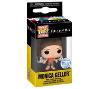 Funko POP! Keychain: Friends - Monica Geller with Braids | Official Merch - Mini Figurine Keyring for Keys, Bags and Backpacks - Stocking Filler and Party Bag Gift
