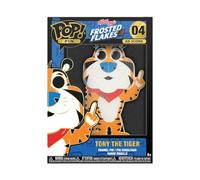 Funko Funko Large Pop! Enamel Pin - Tony the Tiger - Ad Icons: Frosted Flakes - Tony The Tiger Chase - Kelloggs Enamel Pins - Cute Collectable Novelty Brooch - for Backpacks & Bags - Gift Idea