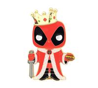 Funko Funko Pop! Enamel Pins: Deadpool - King Deadpool - Cute Collectable Novelty Brooch - for Backpacks & Bags - Gift Idea - Official Merchandise - Comic Books Fans