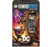 Funko Funkoverse Extension DC Comics Super Heroes Board Game and 2 Characters