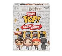 FUNKO GAMES - Bitty Pop! Chase Harry Potter - Board Game with Mini Figures of Harry, Hermione, Ron and Voldemort - Fun for Harry Potter Fans - Great for Collectors - English Version