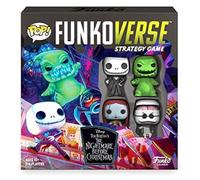 FUNKO GAMES Funkoverse 100 Disney The Nightmare Before Christmas - Jack Skellington, Sally, Oogie Boogie And Dr. Finkelstein - 3'' (7.6 Cm) POP! - Strategy Board Game For Children & Adults (Ages 10+)