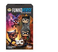Funko Games Funkoverse DC Extension - CatWoman And Robin - 3'' (7.6 Cm) POP! - Light Strategy Board Game For Children & Adults (Ages 10+) - 2-4 Players - Collectable Vinyl Figure - Gift Idea