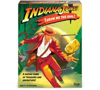 Funko Games Indiana Jones Throw Me The Idol Game - Raiders Of The Lost Ark - Light Strategy Board Game For Children & Adults (Ages 10+) - 2-4 Players - Collectable Vinyl Figure - Gift Idea
