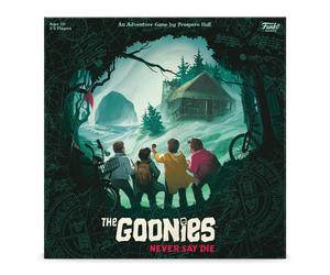 FUNKO GAMES: The Goonies - Never Say Die | Classic Role Playing Strategy Board Game | Includes 8 Miniature Characters | For 2-5 Players Ages 12+