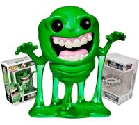 Funko Ghostbusters Movie Slimer with Ectoplasm + ToyBop Pop Protector | Pop! Movies Vinyl Figure (Bundled with Pro-Deluxe Clear Collector Case Box Collectible Gift Set) UV and Scratch-Resistant