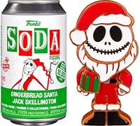 Funko Gingerbread Santa Jack Skellington Vinyl Soda - 10,000 Pieces - The Nightmare Before Christmas - Disney - Chance Of Chase