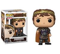 Funko Gladiator + Pop Protector: Pop! Movies Vinyl Figure (Gift Set Bundled with ToyBop Brand Box Protector Collector Case) (Commodus Thumbs Down with Crown and Ring)