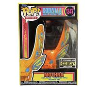 Funko! Godzilla Mothra Black Light Pop! Vinyl Figure - Entertainment Earth Exclusive, Black,blue,orange(FUN68723)