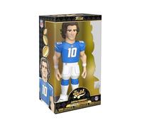 Funko Gold 12" NFL: Chargers - Justin Herbert - 1/6 Odds for Rare Chase Variant - Collectable Vinyl Action Figure - Birthday Gift Idea - Official Merchandise - Ideal Toy for Sports Fans