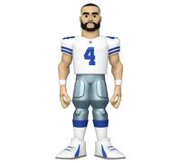 Funko Gold 12" NFL: Cowboys - Dak Prescott - 1/6 Odds for Rare Chase Variant - Collectable Vinyl Action Figure - Birthday Gift Idea - Official Merchandise - Ideal Toy for Sports Fans and Display
