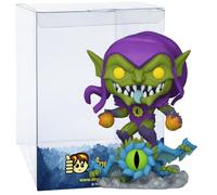Funko Green Gobli n [Glow-in-Dark] (Walmart Exc): P o p ! Vinyl Figurine Bundle with 1 Compatible Graphic Protector (991-63151 - B)