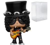 Funko Guns N' Roses - Slash Pop! Vinyl Figure (Bundled with Compatible Pop Box Protector Case), Multicolored, 3.75 inches