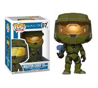 Funko Halo Series 1 + Pop Protector: Pop! Games Vinyl Figure (Gift Set Bundled with ToyBop Brand Box Protector Collector Case) (Master Chief with Cortana)