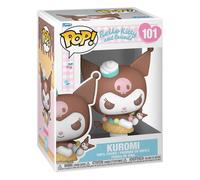 Funko POP! Sanrio: Hello Kitty - Kuromi (IC) | Official Anime Merch - Collectable Vinyl Figurine for Shelf Display - Birthday Gift Idea for Fans and Collectors