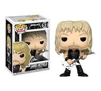 Funko James Hetfield POP! Rocks x Metallica Vinyl Figure + 1 Free Music Themed Trading Card Bundle (13806)