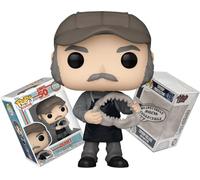 Funko Jaws 50th Anniversary - Quint with Shark Teeth +ToyBop Protector: Retro Pop! Movies Vinyl Figure (Bundled with Pro-Deluxe Pop Protector Collector Case Box Gift Set)