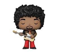 Funko Jimi Hendrix POP Rocks Vinyl Figure | Jimi in Napoleonic Hussar Jacket, Red, One Size (58537)