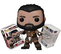 Funko Kraven The Hunter with Tribal Blade Dagger + ToyBop Protector: Spider-Man 2 Game Pop! Marvel Comics Vinyl Figure (Bundled with Pop Protector Collector Case Box Gift Set)
