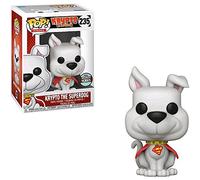 Funko Krypto The Superdog (Specialty Series): Krypto The Superdog x POP! Heroes Vinyl Figure & 1 POP! Compatible PET Plastic Graphical Protector Bundle [#235 / 30369 - B]