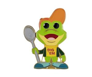 Funko Large Pop! Enamel Pin - Dig Em' Frog - Ad Icons: Honey Smacks - Dig Em’ FROG - Kelloggs Enamel Pins - Cute Collectable Novelty Brooch - for Backpacks & Bags - Gift Idea - Ad Icons Fans