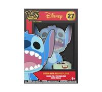 Funko Large Pop! Enamel Pin - Disney: Lilo and Stitch - Stitch With Record Player - Disney: Lilo & Stitch Enamel Pins - Cute Collectable Novelty Brooch - for Backpacks & Bags - Gift Idea