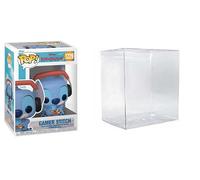 Funko Lilo and Stitch Gamer Stitch Exclusive 1229 Bundled with Pop Protector, Blue