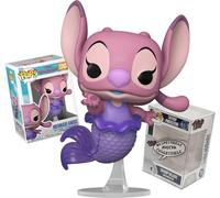 Funko Lilo & Stitch Mermaid Angel with Stand + ToyBop Protector: Disney Pop! Animation Movies Vinyl Figure (Bundled with Deluxe Pop Protector Collector Case Box Gift Set)
