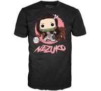 Funko Loose Tee: Demon Slayer: Nezuko - Medium- T-Shirt - Clothes - Gift Idea - Short Sleeve Top for Adults Unisex Men and Women - Official Merchandise - Comic Books Fans