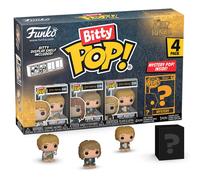 Funko Bitty Pop! Lord Of the Rings - Samwise 4PK and A Surprise Mystery Mini Figure - 0.9 Inch (2.2 Cm) - Lord Of the Rings Collectable - Stackable Display Shelf Included - Gift Idea