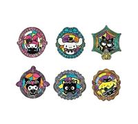 Loungefly - Sanrio - Hello Kitty & Friends Halloweeen Stained Glass Enamel Pin - 1 Of 6 to Collect - Styles Vary - Hello Kitty - Blind Box Enamel Pins - Cute Collectable Novelty Brooch & Bags
