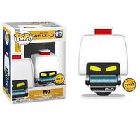 Funko M-O Cleaning Robot Wall-E Movie + Pop Protector: Pop! Disney Pixar Vinyl Figure (Gift Set Bundled with ToyBop Brand Box Protector Collector Case) (M-O Robot Angry Red Alert Chase)