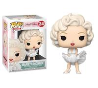 Funko Marilyn Monroe in White Dress + Pop Protector: Pop! Film Icons Vinyl Figure (Gift Set Bundled with ToyBop Brand Box Protector Collector Case)