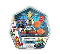 Funko Marvel Battleworld: Series 1 Mystery Of The Thanostones Mega Pack - Loki (Includes 5 Hero Collectables + 1 Exclusive + 13 Battle Cards) - Ideal for Ages 6+
