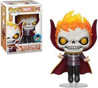 FUNKO - Marvel Comics-Doctor Strange As Ghost Rider Figurine, Multicoloured, 34252