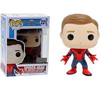 Funko - Marvel Homecoming-Unmasked Spider-Man Figurine, Multicoloured, 13314