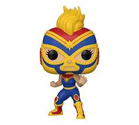 Funko Marvel Luchadores Captain Marvel Collectable Toy - Collectable Vinyl Figure For Display - Gift Idea - Official Merchandise - Toys For Kids & Adults - Comic Books Fans