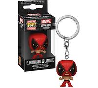 Funko Marvel Luchadores Deadpool - Marvel Comics - Keychain Novelty Keyring - Collectable Mini Figure - Stocking Filler - Gift Idea - Official Merchandise - Comic Books Fans - Backpack Decor