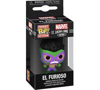 Funko Marvel Luchadores Hulk - Keychain - Collectable Vinyl Mini Figure Novelty Keyring - Stocking Filler - Gift Idea - Official Merchandise - Comic Books Fans - Minifigure