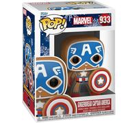 Funko - Marvel: Marvel Holiday (Gingerbread Captain America) POP Vinyl Figure