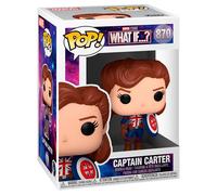 Funko POP! Marvel: Marvel - What If- Captain Carter - Marvel What If - Collectable Vinyl Figure - Gift Idea - Official Merchandise - Toys for Kids & Adults - TV Fans - Model Figure for Collectors
