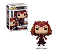 Funko Marvel's WandaVision Scarlet Witch Flying POP! Vinyl with a Pop! Ecotek Box Protector